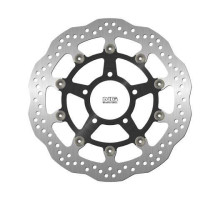 Передній гальмівний диск triumph daytona 955 '02-06, sprint 1050 '05-14 (320x78x4.5mm) (5x10.5mm) хвиля плаваюча (алюміній центр)