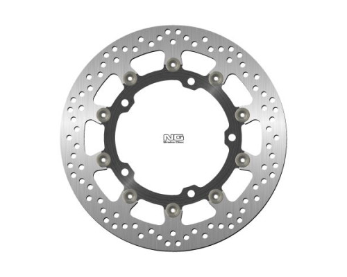 Ng передній гальмівний диск triumph speed triple 1050 '11-17, street triple 1050 '08-'17, trophy 1215 '12-'18 (320x150x5mm) (5x10.5mm) плаваючий (алюмінієвий центр)