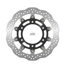 Передній гальмівний диск triumph trophy 900/1200 '91-04 (31x115x5mm) (6x10.5mm) хвиля плаваюча (алюмін. центр)