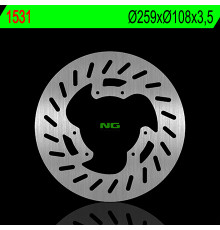 Диск гальмівний передній yamaha dt 50lc/x/sm, xt 125 x 07-11 (259x108x3.5mm) (6x6.5mm)
