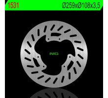 Диск гальмівний передній yamaha dt 50lc/x/sm, xt 125 x 07-11 (259x108x3.5mm) (6x6.5mm)
