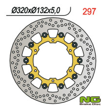 Ng передній гальмівний диск yamaha fjr1300 '03-'16, mt-01 '05-06, v-max 1700 09-16 (320x132x5) плаваючий
