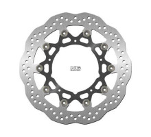 Ng передній гальмівний диск yamaha fz/fzs800 '10-16, xt1200z '10-17, r1 '07-11, r6 '05-16 (310x132x5mm) (5x8.5mm) хвиля плаваюча (алюмін. центр)