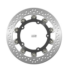 Ng передній гальмівний диск yamaha fz6, mt03, mt09,xj6, xsr 900, r3, r25, xv 1700, xv 1900 (алюміній центр) (298x132x5.0mm) (5x8.5mm) плаваючий (алюміній центр)