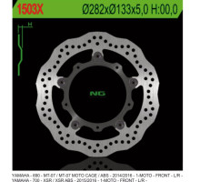 Диск гальмівний передній yamaha mt-07 / abs '13-17, tracer 700 '16-'17, xsr 700 / abs '16-17 wave (282x133x5) (5x8,5mm)