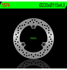 Ng гальмівний диск передній yamaha nmax 125 15-22 (230x120x4.5mm) (3x10.5mm)