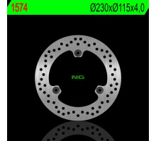 Ng гальмівний диск передній yamaha nmax 125 15-22 (230x120x4.5mm) (3x10.5mm)