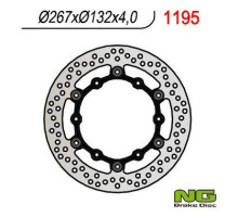 Ng передній гальмівний диск yamaha rd/xz/fz/xj/fzx/xv (плаваючий) (267x132x4)