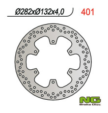 Ng передній гальмівний диск yamaha tzr 50, t-max 500, tzr 50`00-05, xp 500 t-max`01-03 (282x132x4)
