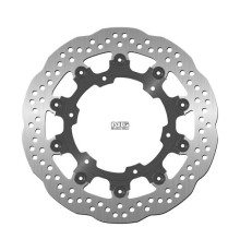 Диск передній гальмівний yamaha xv1600 wild star '99-04, xvz1300 '99-01 (298x132x5mm) (6x10.5mm) хвиля плаваюча