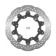 Диск передній гальмівний yamaha xv1600 wild star '99-04, xvz1300 '99-01 (298x132x5mm) (6x10.5mm) хвиля плаваюча