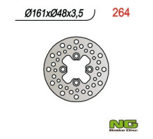 Диск гальмівний передній yamaha yfm 125/250/350/600/650/700, yfz 350/450 87-15, yfs 200 blaster 88-07 (161x48x3.5)