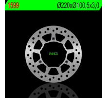 Ng гальмівний диск передній yamaha yz 85 93-22 (220x100,5x3,0mm)(3x6,5mm)
