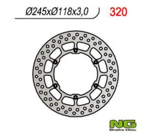 Ng гальмівний диск передній yamaha yz/yzf/wrf (245x118x3) (6x6.5mm)