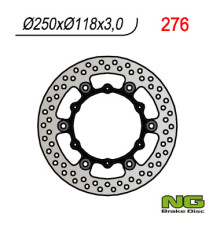 Диск гальмівний передній yamaha yz/yzf/wrf 01-19 floating (250x118x3)(6x6,50mm), suzuki rm 125/250 '99-'10