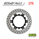 Диск гальмівний передній yamaha yz/yzf/wrf 01-19 floating (250x118x3)(6x6,50mm), suzuki rm 125/250 '99-'10