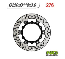 Диск гальмівний передній yamaha yz/yzf/wrf 01-19 floating (250x118x3)(6x6,50mm), suzuki rm 125/250 '99-'10