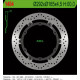 Диск гальмівний передній yamaha yzf 125r abs '14-'20, mt 125 abs '15-'20 плаваючий (292x165x4.5mm) (6x8.5mm)