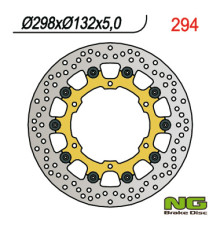 Ng передній гальмівний диск yamaha yzf r6 99-02, yzf r1 98-03, fzs 1000 01-05, fjr 01, xjr 1300 03-17, xvz 1300, xv 1600/1700/1900 (298x132x5) (6x8.5) плаваючий плаваючий
