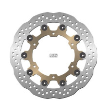 Ng front brake disc yamaha yzf r6 99-02, yzf r1 98-03, fzs 1000 01-05, fjr 01, xjr 1300 03-17, xvz 1300, xv 1600/1700/1900 (298x132x5) (6x8.5) floating wave floating