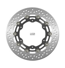 Ng передній гальмівний диск yamaha yzf r6 99-02, yzf r1 98-03, fzs 1000 01-05, fjr 01, xjr 1300 03-17, xvz 1300, xv 1600/1700/1900 (298x132x5mm) (6x8.5mm) плаваючий (a алюмінієвий центр)