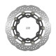 Ng передній гальмівний диск yamaha yzf r6 99-02, yzf r1 98-03, fzs 1000 01-05, fjr 01, xjr 1300 03-17, xvz 1300, xv 1600/1700/1900 (298x132x5mm) (6x8.5mm) хвиля плаваюча ( алюмінієвий центр)