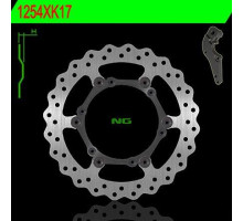 Ng передній гальмівний диск з адаптером 270mm husaberg te/fe '14-'18, husqvarna tc/te/fc/fe 125/510 '14-'17, ktm sx/exc/sxf/excf 125/530 '08-'18 wave floating