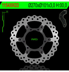 Передній гальмівний диск з перехідником (270x101x3) honda crf 250/450r '04-'14', crf 450x '04-'16
