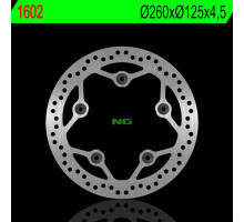 Ng гальмівний диск передній/задній kymco people 125 16-17, 300 16-17 (260x125x4.5mm) (5x8.5mm)