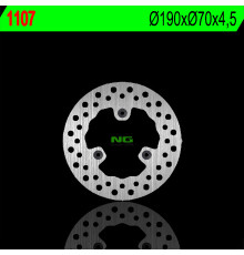 Диск гальмівний задній aprilia 125/200/250/300/500 atlantic (190x70x4.5) (3x8.5mm)