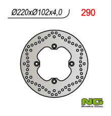 Диск гальмівний задній aprilia rs 50 (99-05), tuono 50`03-07 (220x102x4) (5x8,5mm)