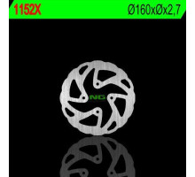 Ng задній гальмівний диск beta 125/200/250/290/300 trial (160x-x2.5) хвиля