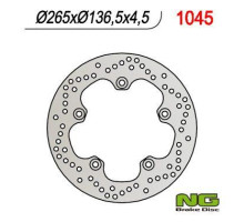Ng задній гальмівний диск bmw f 650gs 800/ k1200/ r1200 (265x136x4.5) (5x10mm)