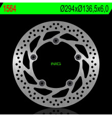 Ng гальмівний диск задній bmw k1200/1300 gt '09-'13 (294x136.5x6.0mm) (5x1.5mm)