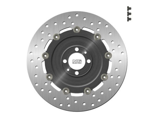 Ng задній гальмівний диск bmw k1200lt/r1200c/cl '97-09 (285x51,1x7mm) (4x12,8mm) плаваючий (алюмін. центр)