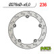 Ng задній гальмівний диск bmw r 850/1100/1150/1200 (276x-x5) (5x10,5mm)