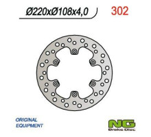 Ng задній гальмівний диск газ газ 94-99 (220х108х4 / 3,5 / 4)