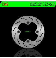 Ng гальмівний диск задній honda cbr 250 r 11-12 (220x102.5x5.0mm) (4x10.5mm)