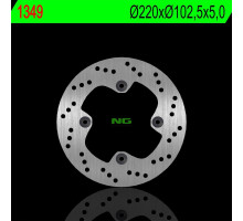 Ng гальмівний диск задній honda cbr 250 r 11-12 (220x102.5x5.0mm) (4x10.5mm)