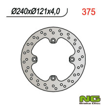 Ng гальмівний диск задній honda cr 125 '98-'01, cr 250 '97-'01 (240x121x4)