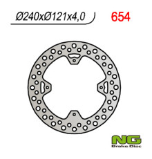 Ng гальмівний диск задній honda cr 125/250 '02-07, crf 250/450r '04-'21 (240x121.5x4)