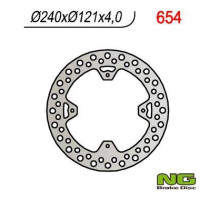 Ng гальмівний диск задній honda cr 125/250 '02-07, crf 250/450r '04-'21 (240x121.5x4)