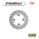 Ng гальмівний диск задній honda cr 80/85 (190x80x4) crf150r (07-16)