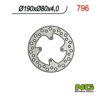 Ng гальмівний диск задній honda cr 80/85 (190x80x4) crf150r (07-16)