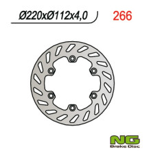 Ng задній гальмівний диск husqvarna cr/wr 250 (94-99), te 350 (84-96), tc/te 610 (91-99) (220x112x4) 6 отворів