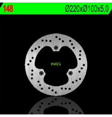 Ng гальмівний диск задній kawasaki 250 ninja '08-'13 (220x100x5) (3x10,5mm)