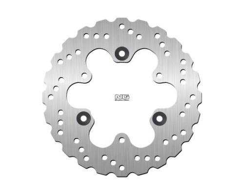 Ng задній гальмівний диск kawasaki 250 ninja '13-18 (220x100x5mm) (3x10.5mm) хвиля