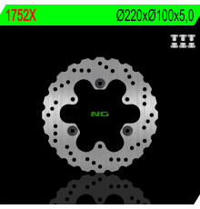 Ng задній гальмівний диск kawasaki ex 250/300/400 ninja 13-22 wave