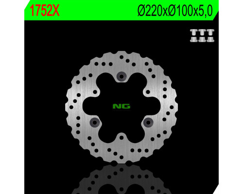 Ng задній гальмівний диск kawasaki ex 250/300/400 ninja 13-22 wave