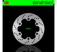 Диск гальмівний задній kawasaki gpx 600r '88-'96 (241x130x6) (4x10,5mm)